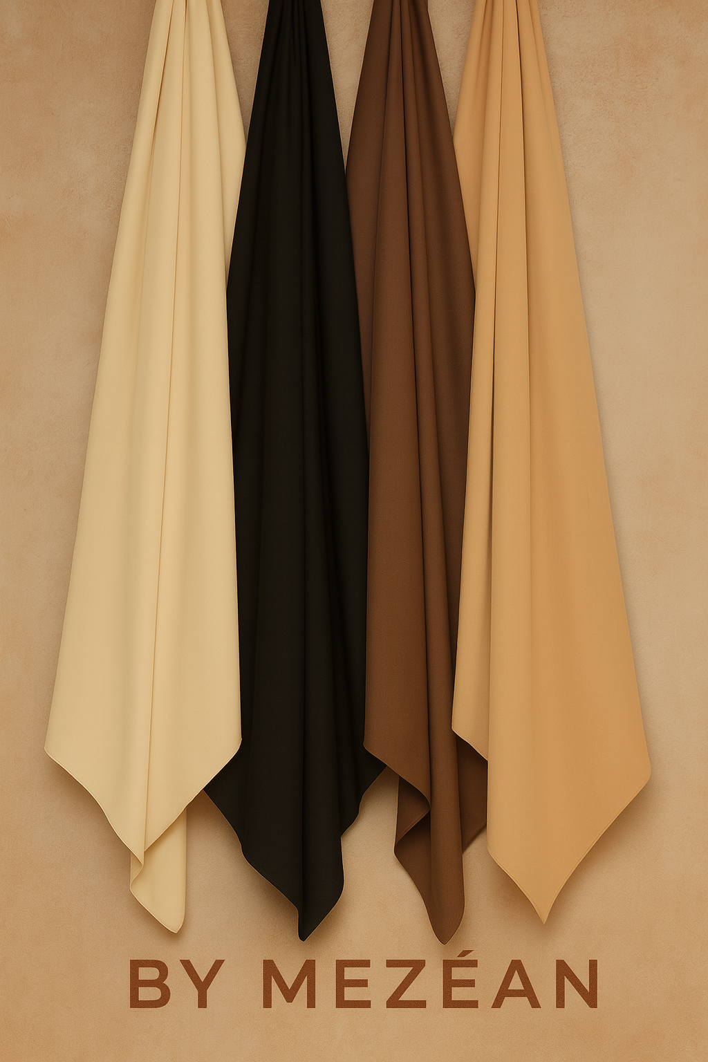 BY MEZÉAN – Premium Liquid Jersey Hijab crème Butter